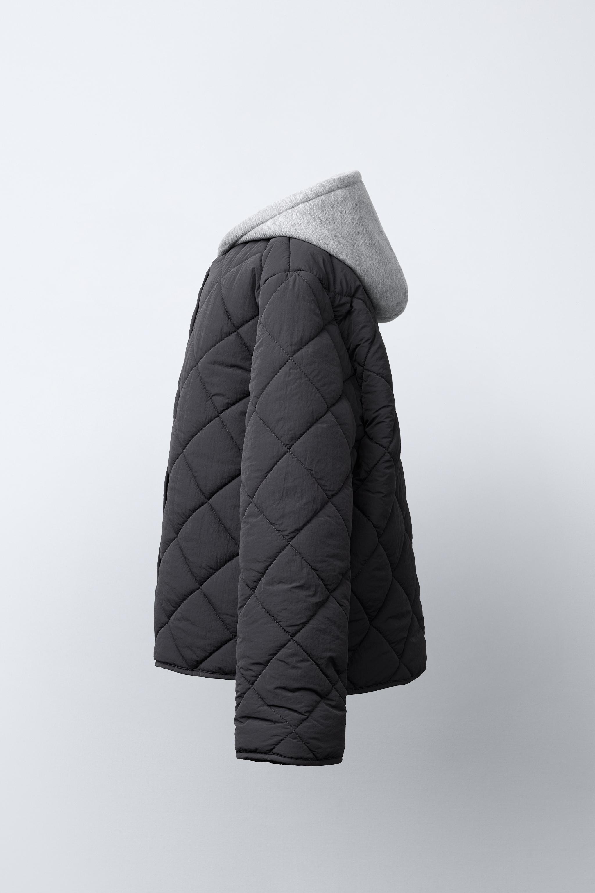 お値下げ♥ZARA　ピケジャケット　Ｌ　新品 コントラストカラー キルティングジャケット ZW COLLECTION