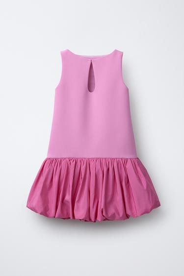 BALLOON SKIRT DRESS - Pink by Zara - Image 1