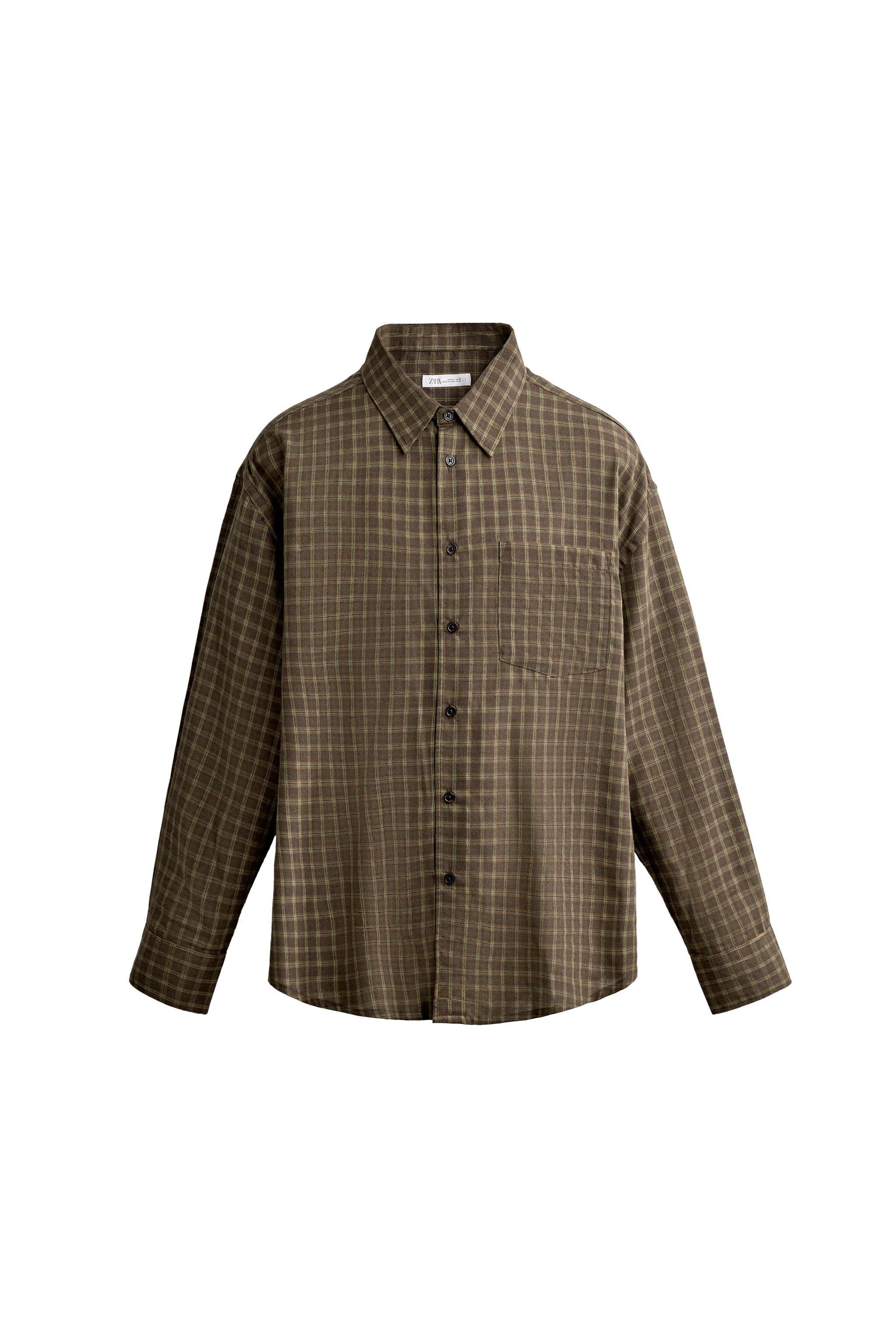 CAMISA RELAXED FIT CUADROS
