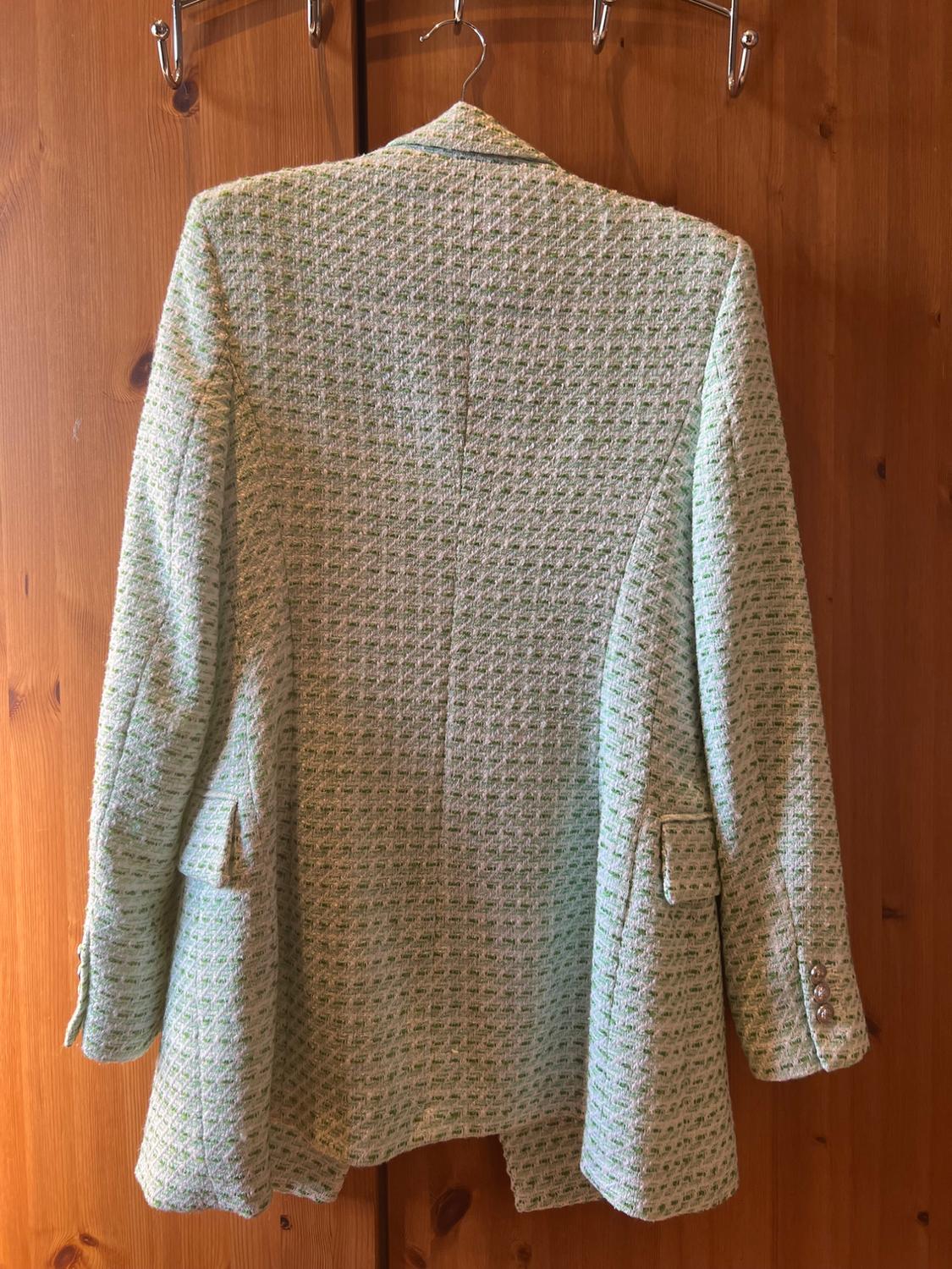 TEXTURED CHECK BLAZER - Image 2