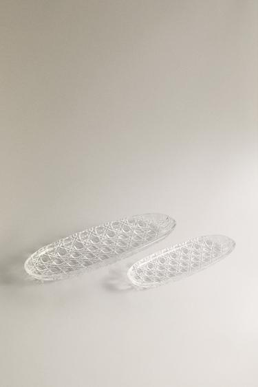 PLAT OVALE VERRE RELIEF - 990 de Zara - Image 1