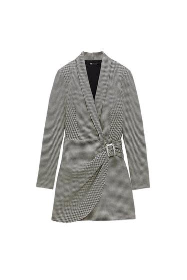 VESTIDO BLAZER PATA DE GALLO