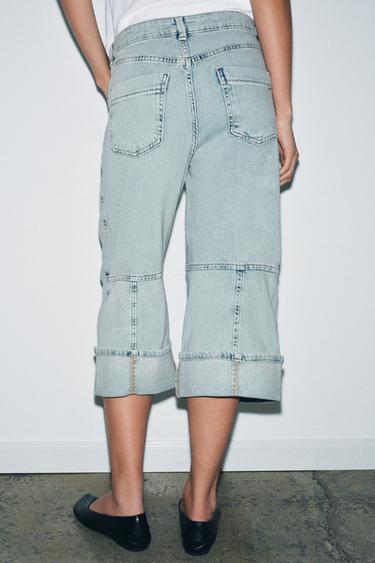 JEANS ZW COLLECTION CAPRI TAILLE NORMALE - Bleu clair de Zara - Image 2