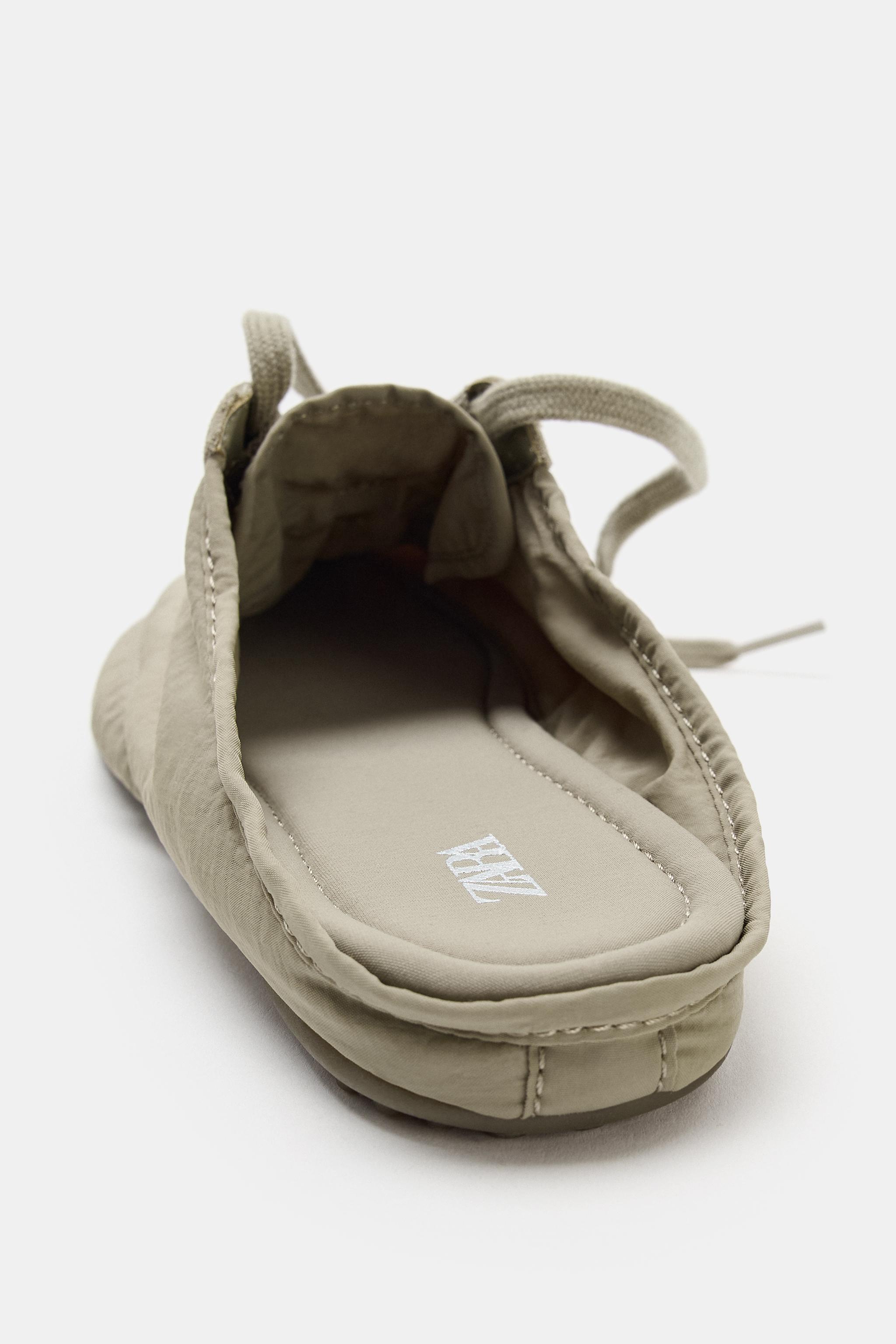 FABRIC COLLAPSIBLE HEEL SNEAKERS
