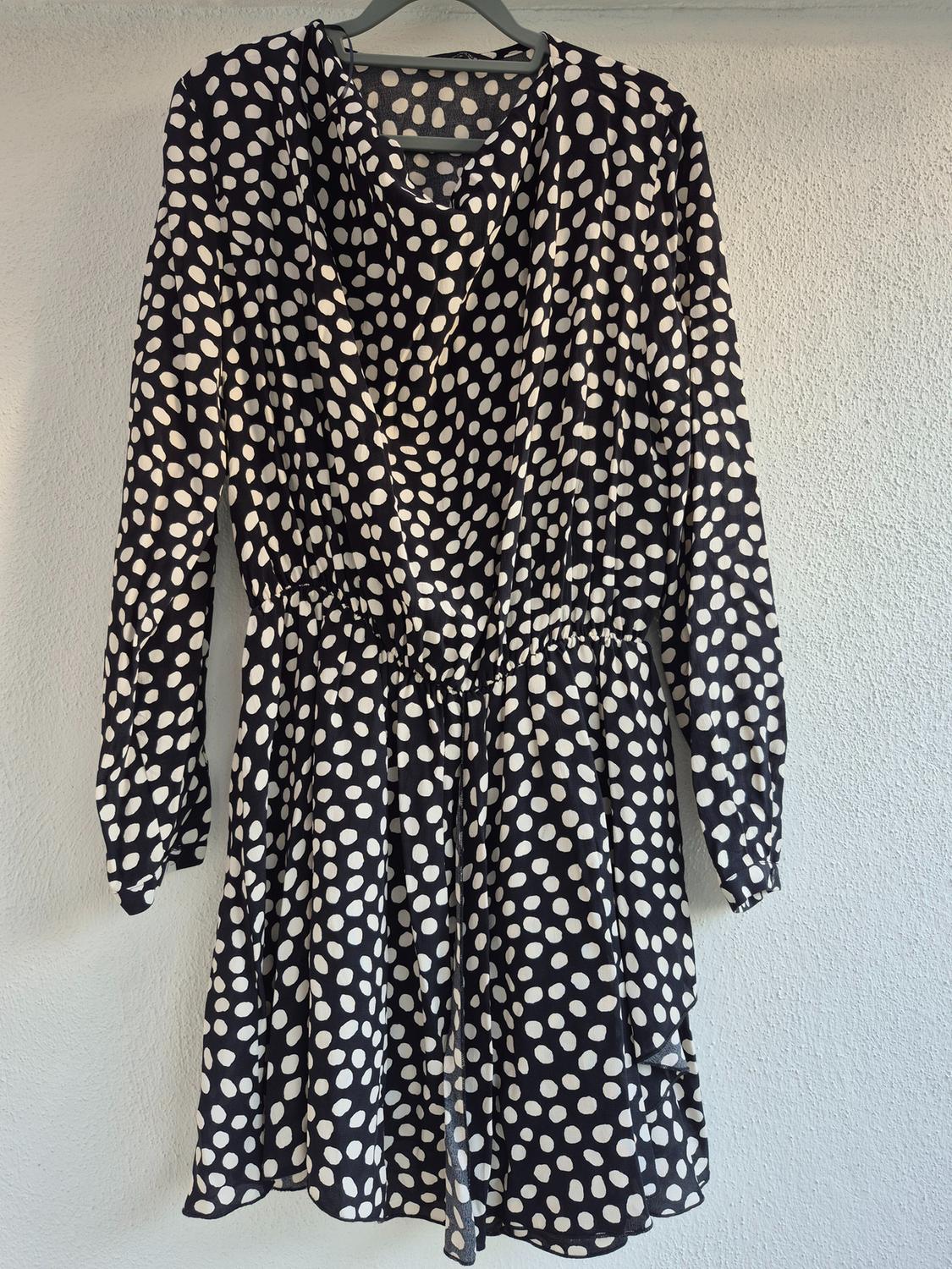 SHORT DRESS WITH A POLKA DOT PRINT - Image 3