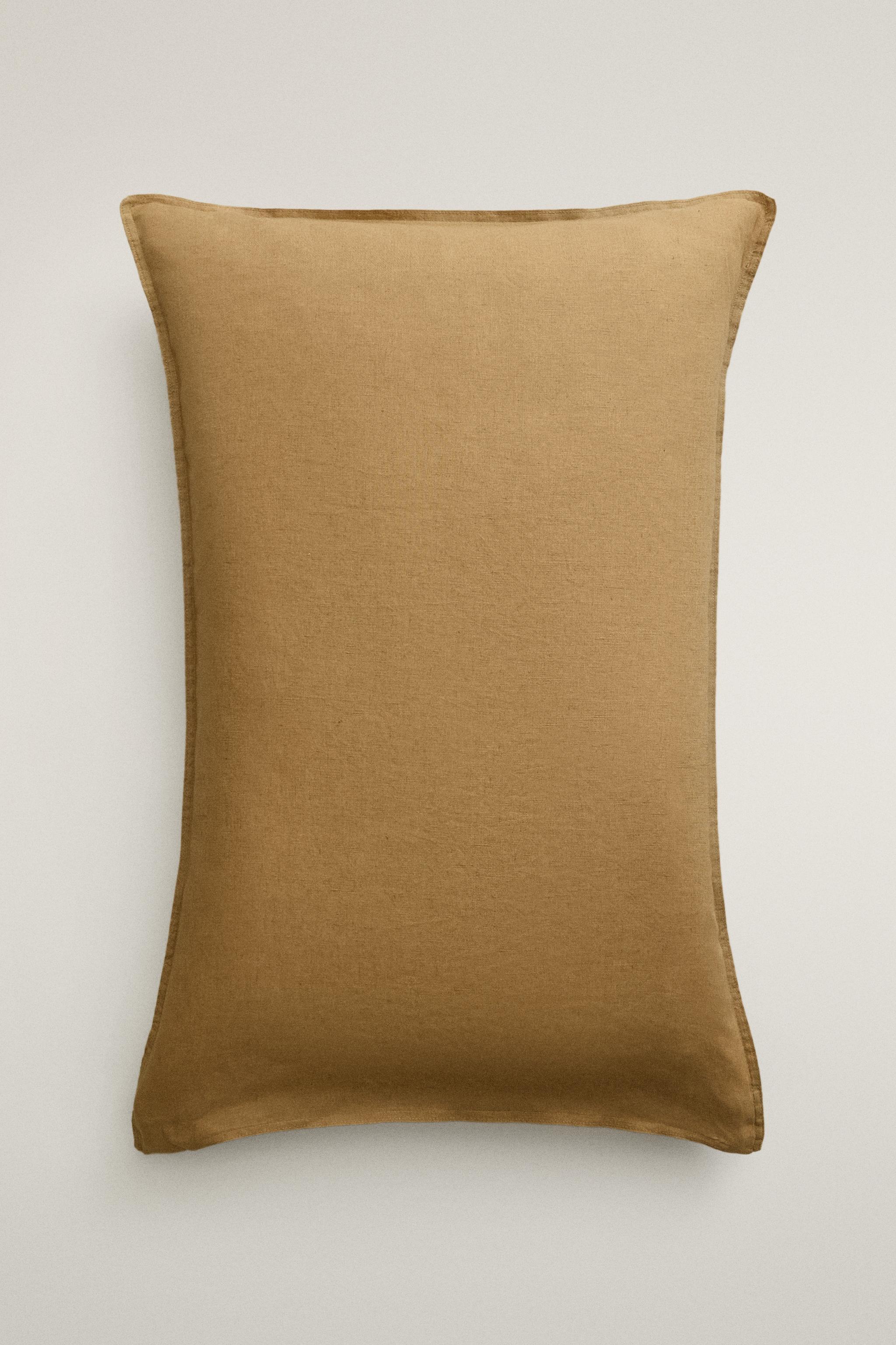 TAIE D'OREILLER LIN DÉLAVÉ (140 G/M²)