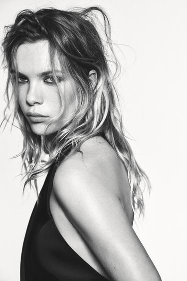 GILET HALTER DOS NU - Noir de Zara - Image 2