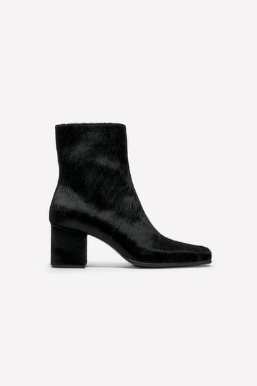 LEATHER HEELED BOOTS LUDOVIC DE SAINT SERNIN x ZARA - Black by Zara