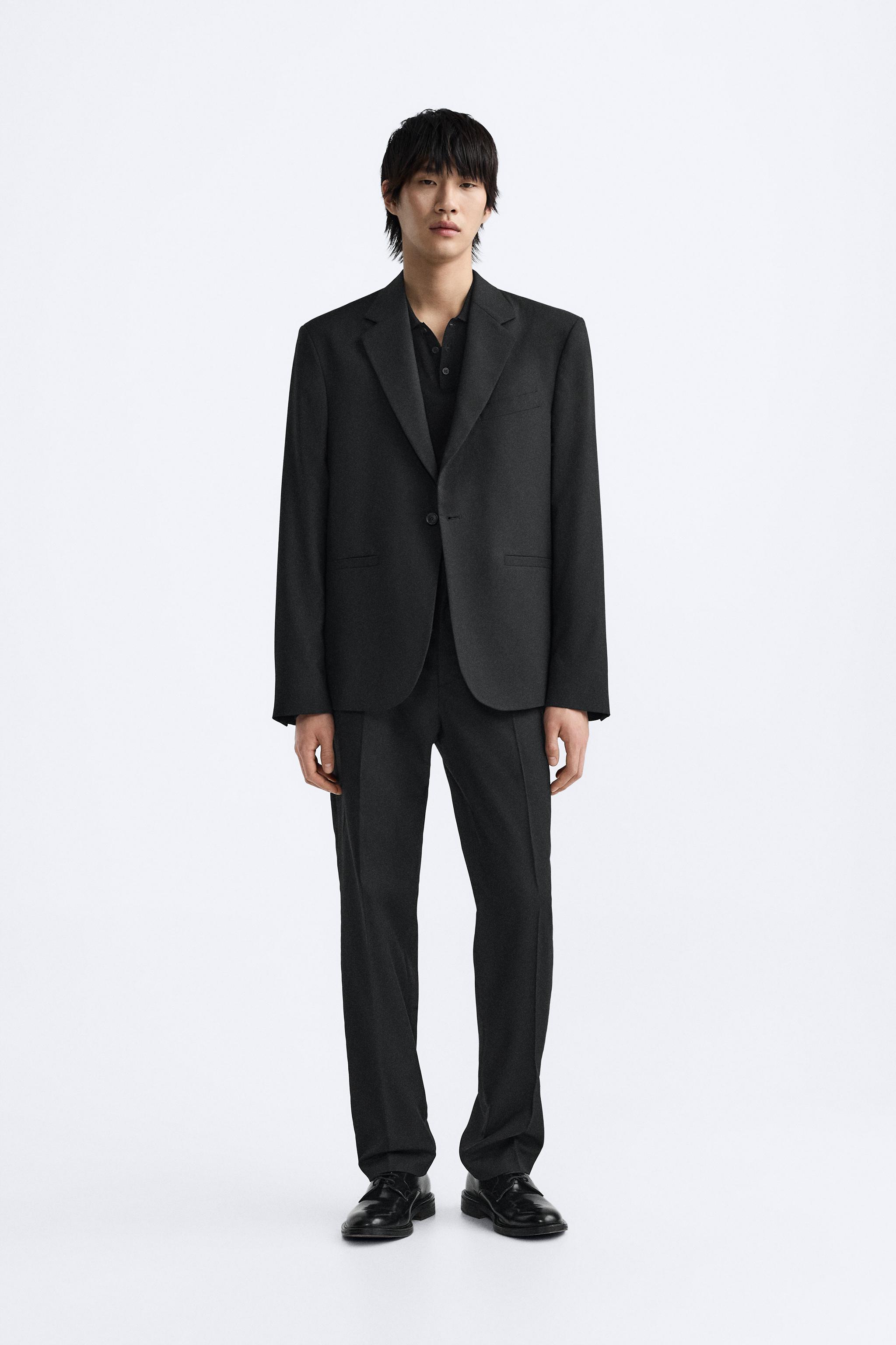 STRAIGHT SUIT JACKET - Black | ZARA Canada