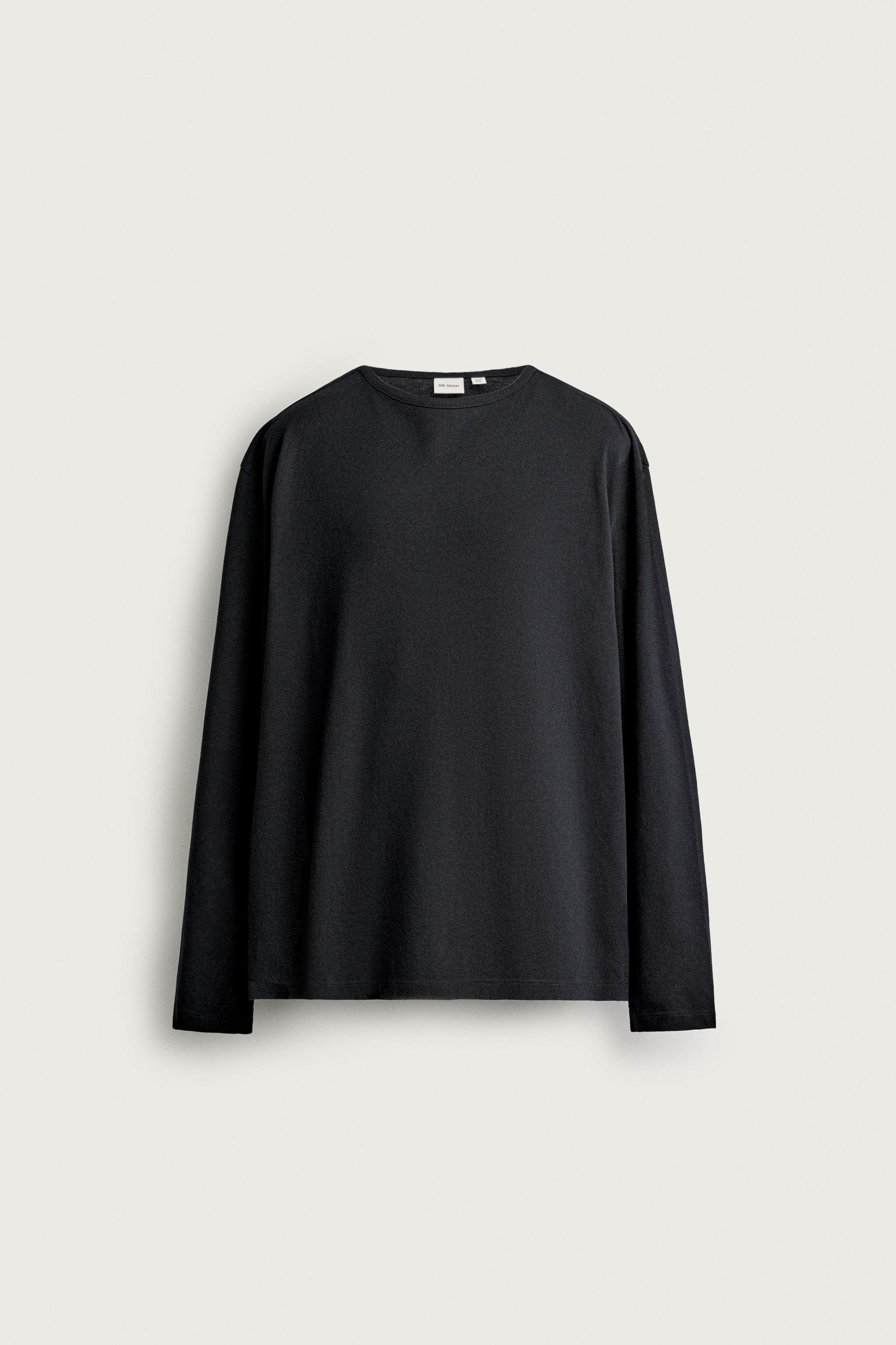 BOAT NECK REGULAR FIT T-SHIRT — Dark navy