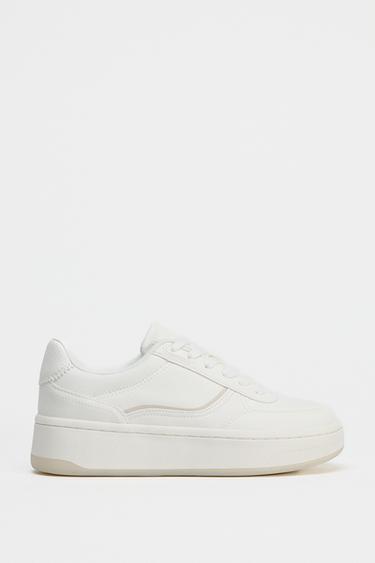 Zara CASUAL STYLE SNEAKERS - White