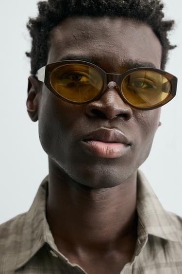 Zara 100% LINEN SHIRT - Light tan