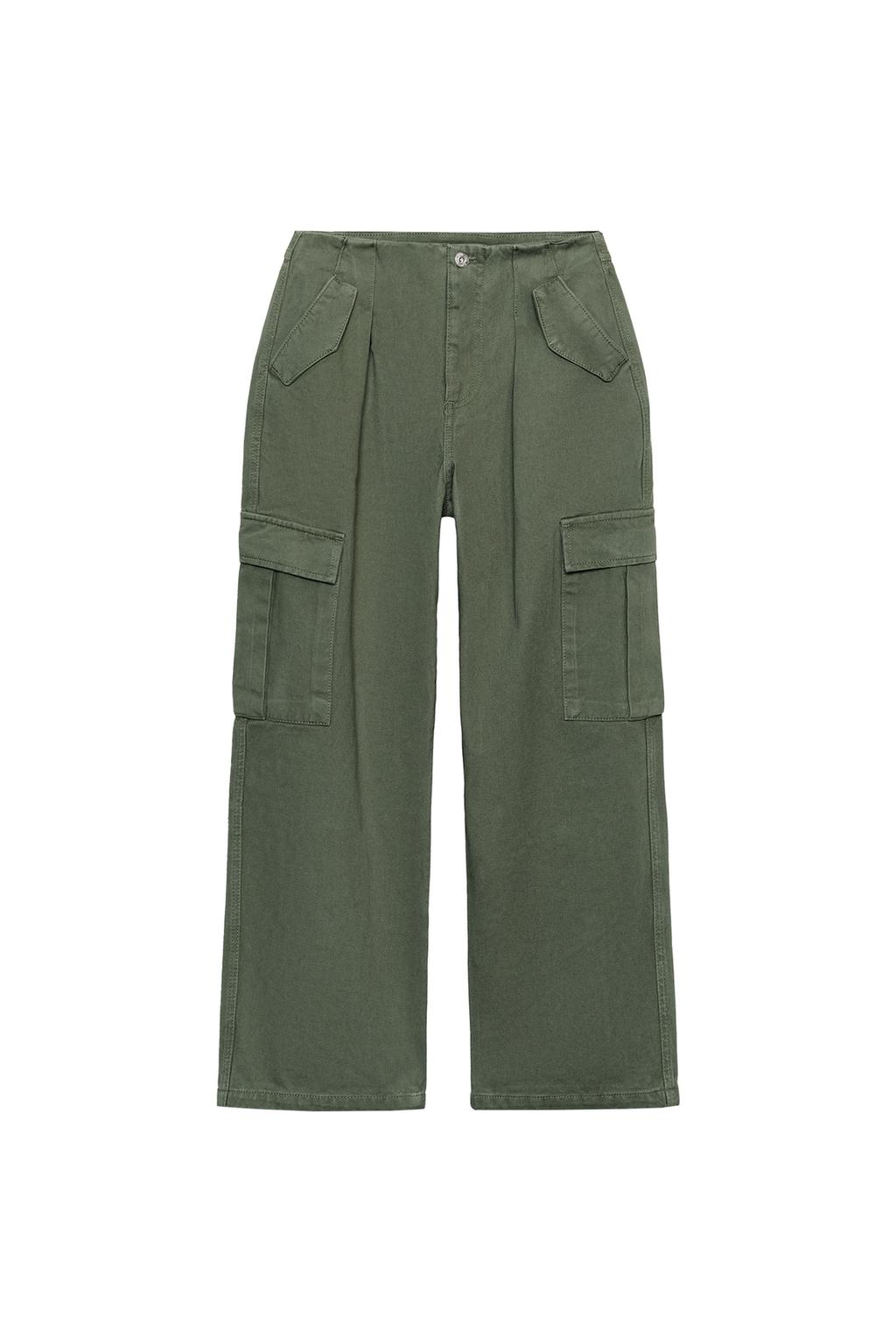 MID-RISE CARGO PANTS - image 3