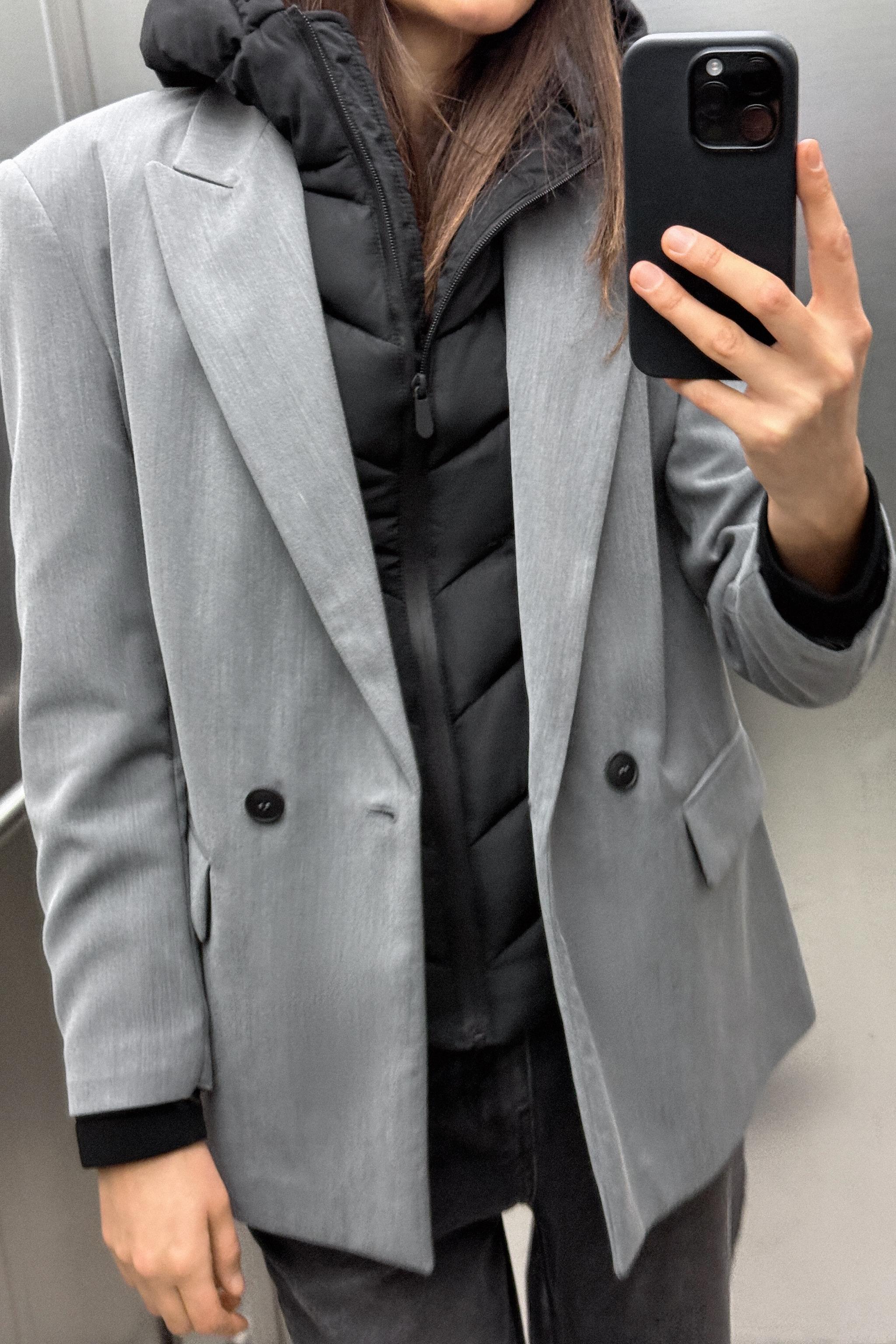 COMBINATION PUFFER JACKET - Black | ZARA United States