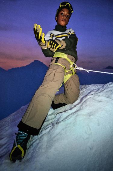 WATERDICHTE EN WINDDICHTE BRETELBROEK RECCO® SYSTEM SKI COLLECTIE - Zand van Zara