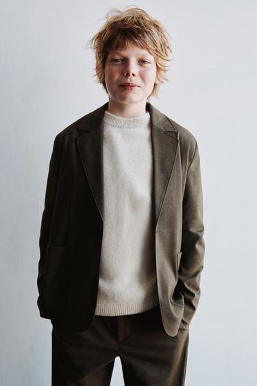 100% CASHMERE KNIT JUMPER - Sand by Zara