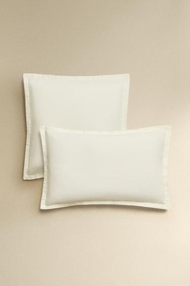 EMBROIDERED PILLOWCASE - Ecru by Zara