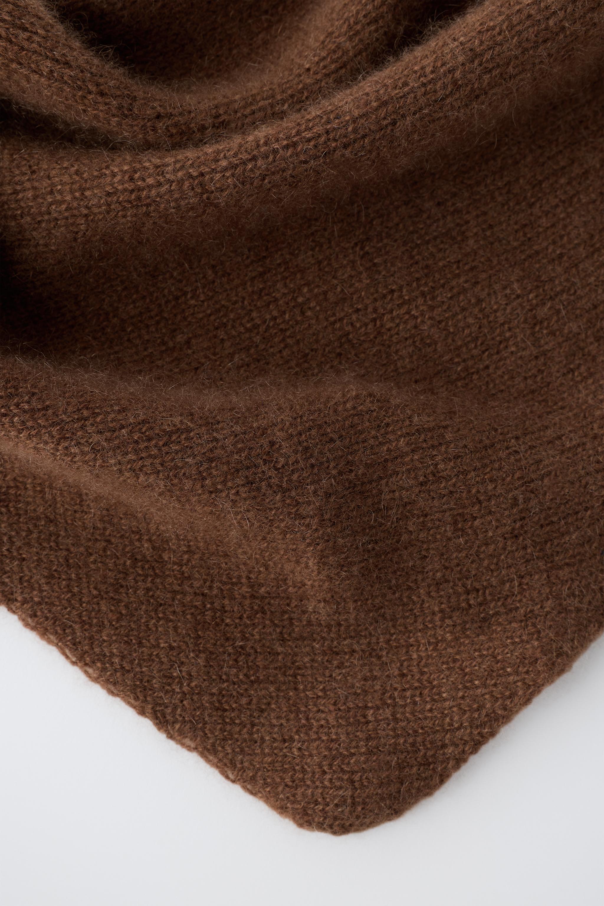 Детские аксессуары Zara STRIPED 100% CASHMERE SCARF — фото 3