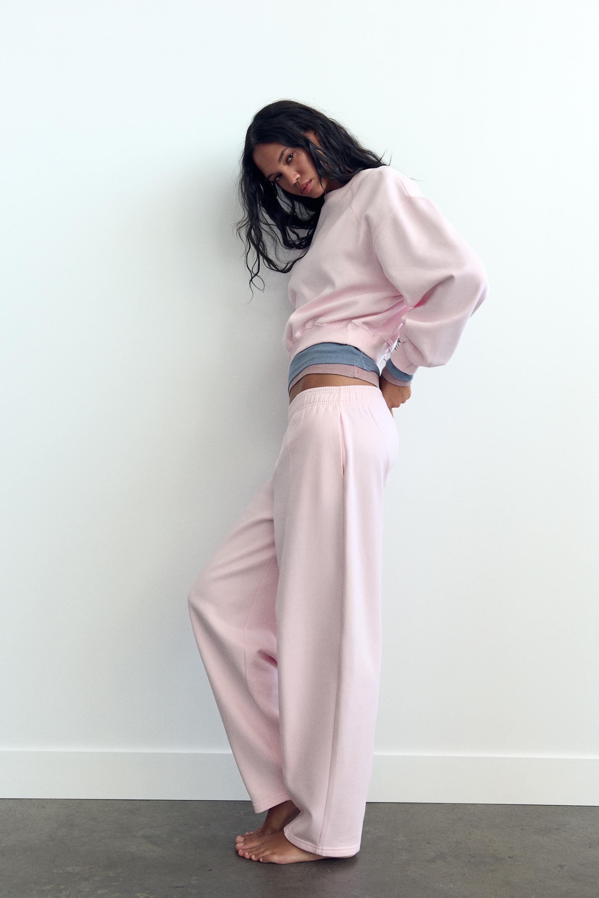 キャロットフィットスウェットパンツ - エクリュ | ZARA Japan