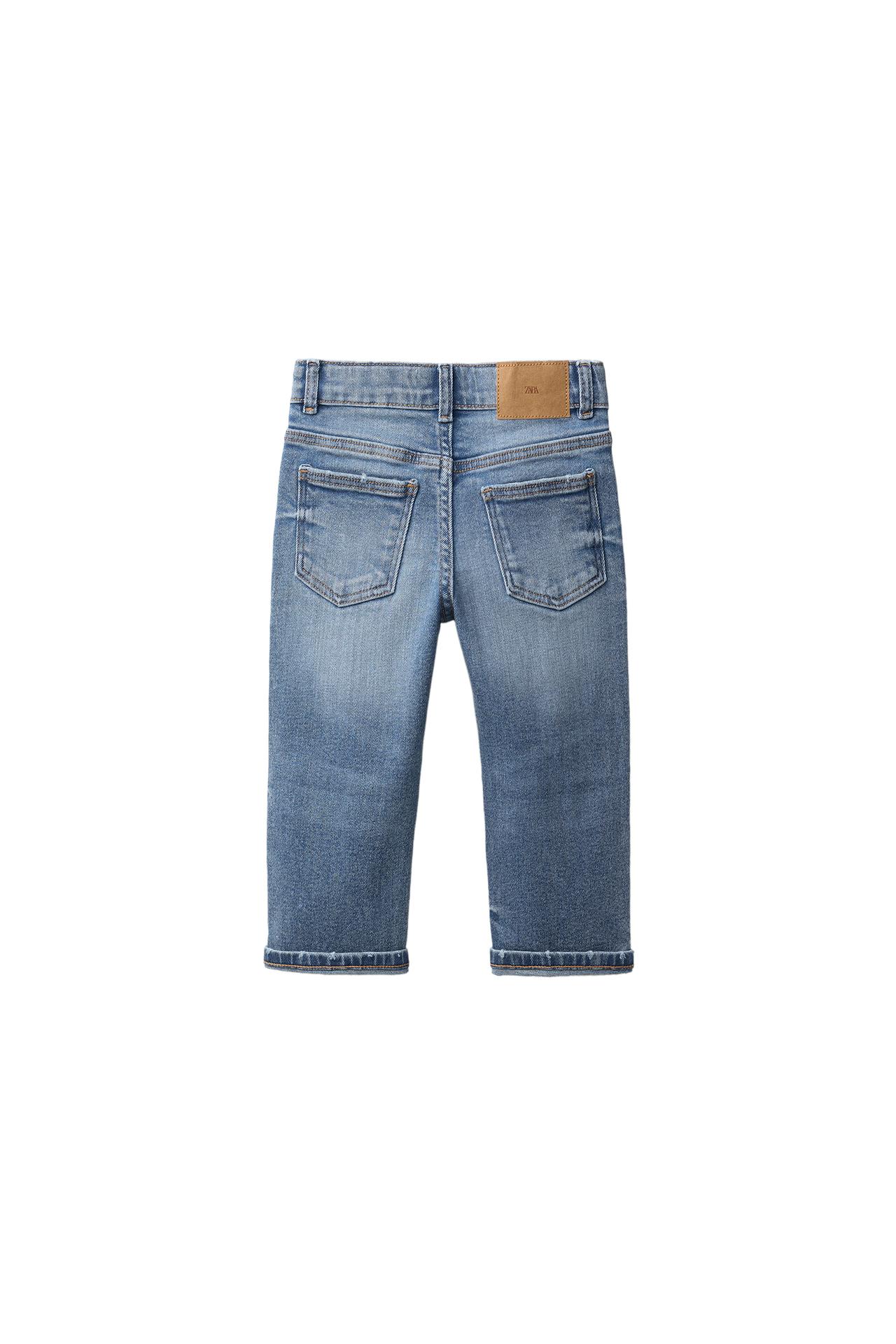 SLIM COMFORT JEANS — Mid-blue
