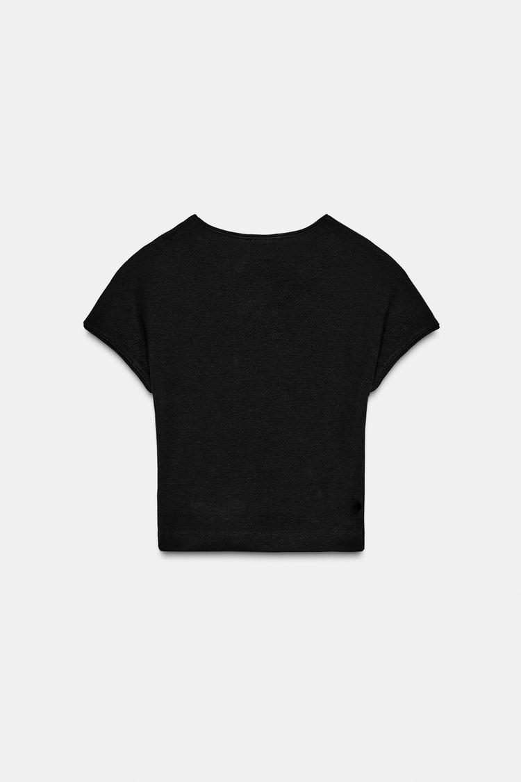 CAMISETA CROPPED DE MANGA CORTA 5