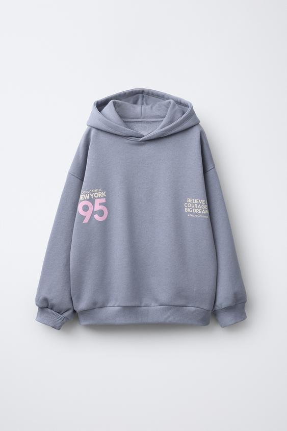 Hoodie Zara Sweat Yale Zara Zara Sudadera Yale Sudadera Yale Pull