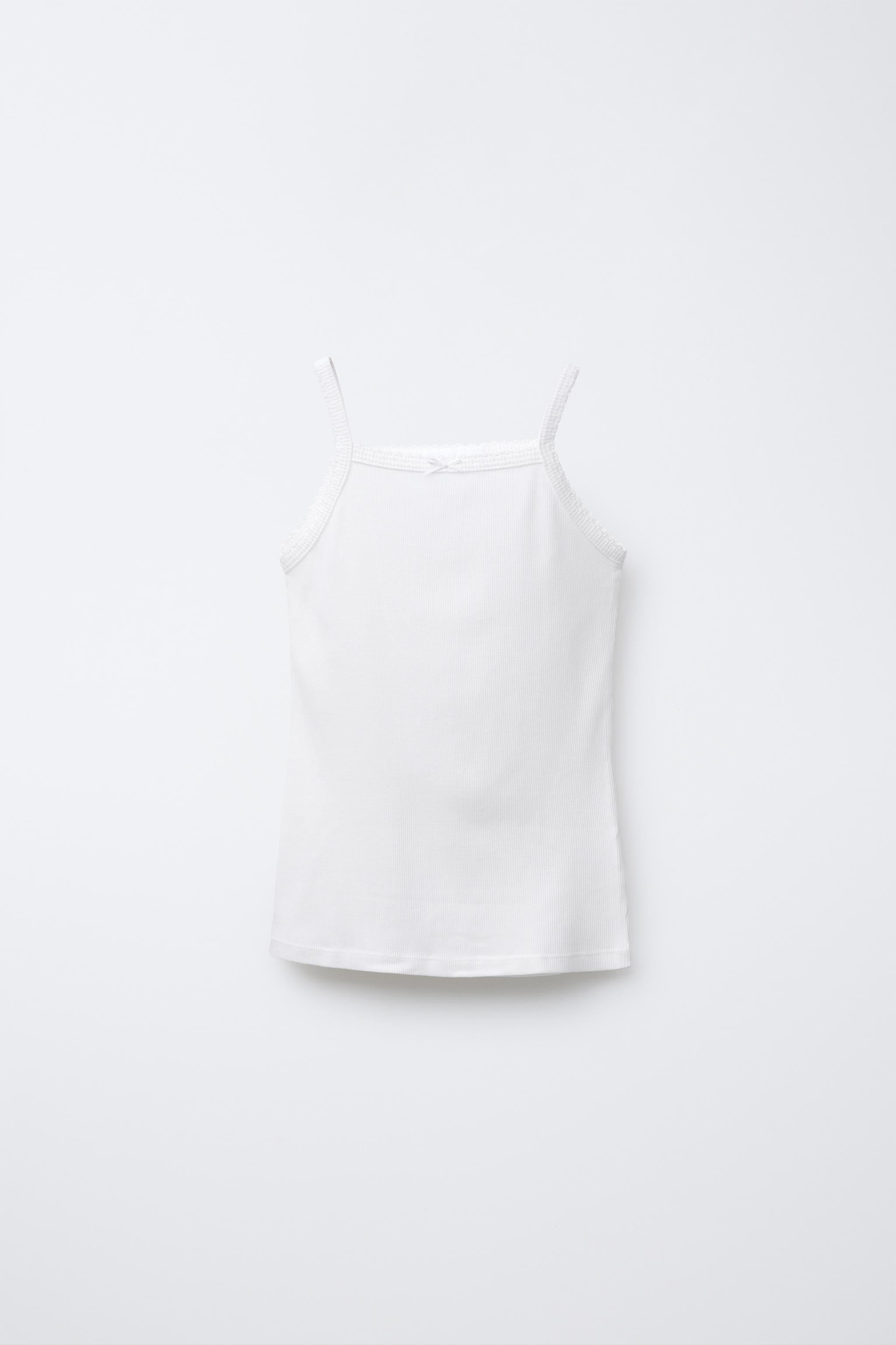 ストラップ トップス x 2 セット - オフホワイト | ZARA Japan