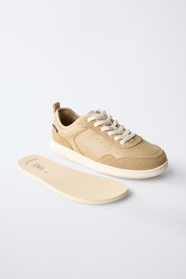 TENNIS EN CUIR BAREFOOT - Marron de Zara - Image 2