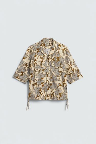 FLWRS SHRT - Printed by Zara