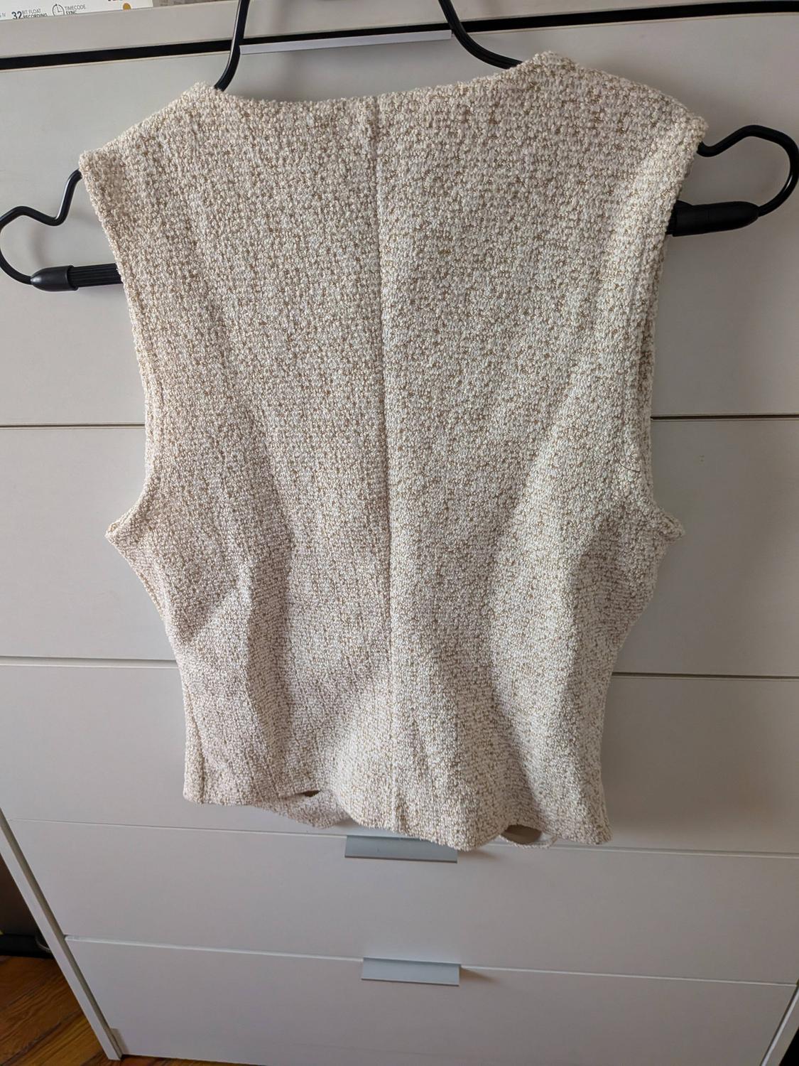 STRUCTURED WAISTCOAT WITH BUTTONS - Image 2