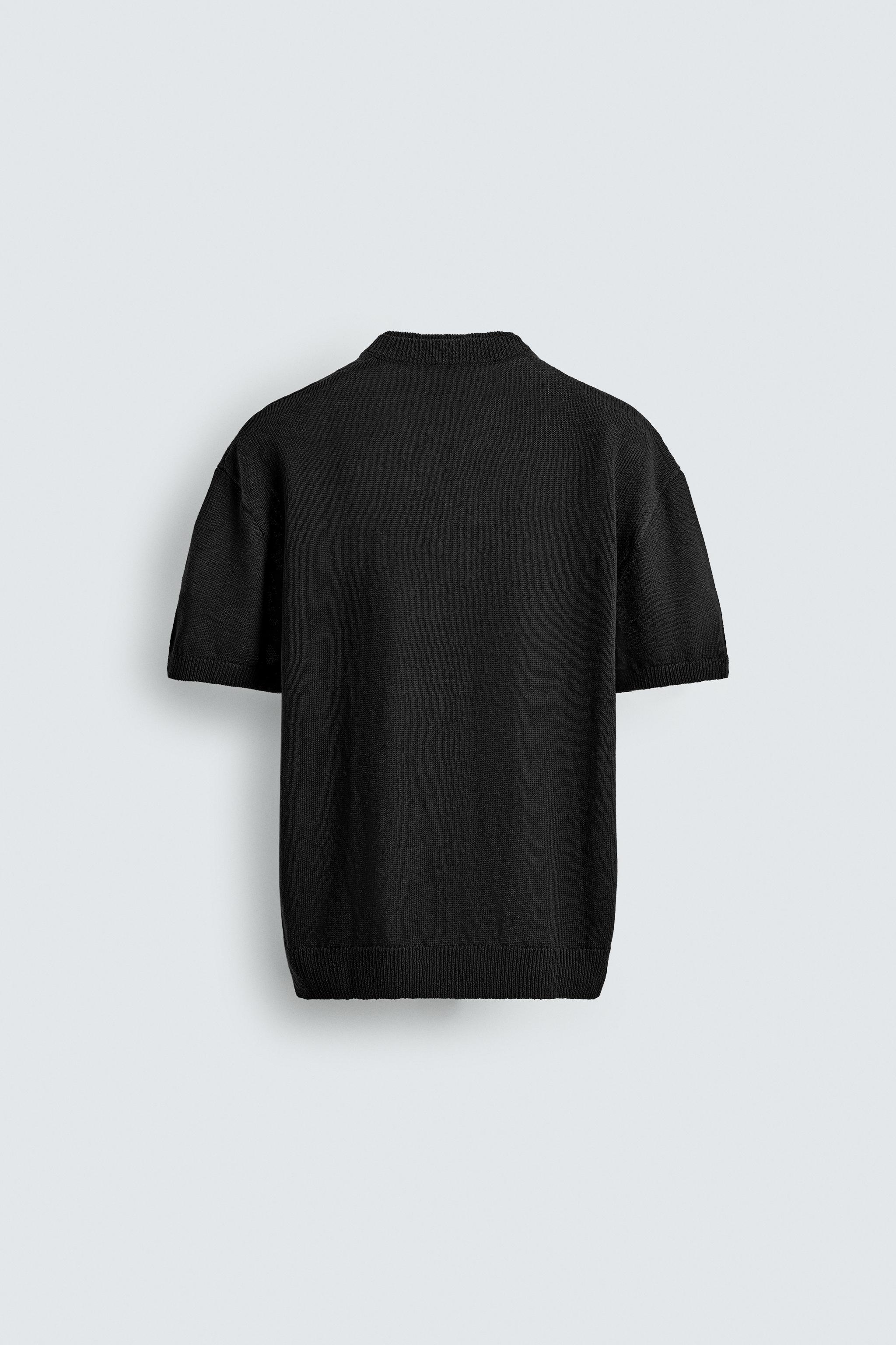 COTTON LINEN KNIT T-SHIRT