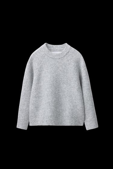 KNIT SWEATER - Pearl grey by Zara - Image 0