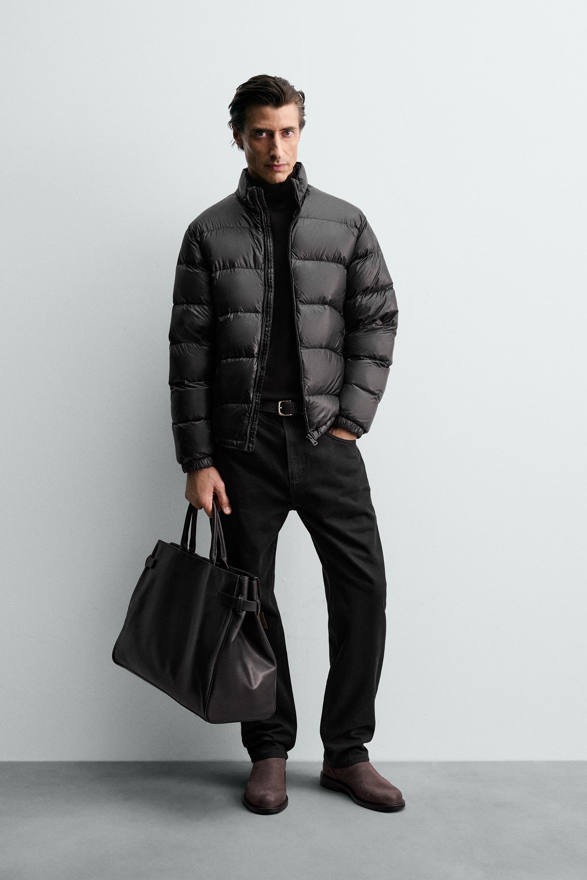 Padded Jacket Zara Jackets Online Shopping 100% FEATHER WATER