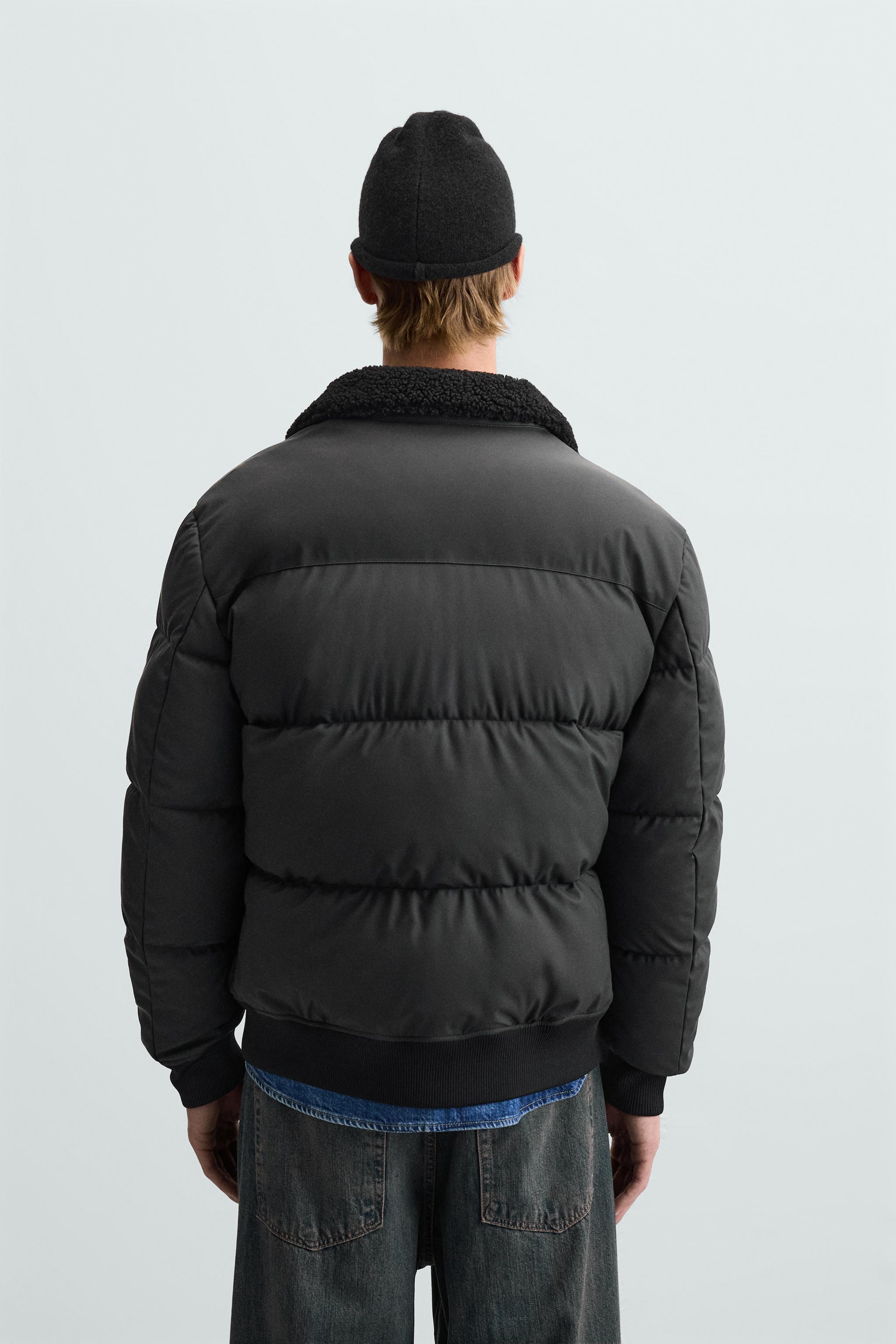 RUBBERISED PADDED JACKET - Black | ZARA South Africa