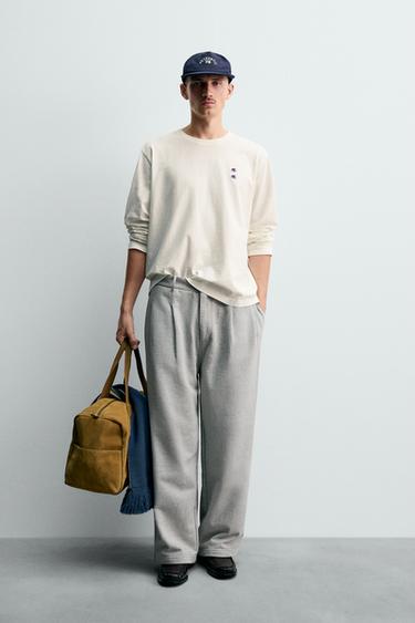 T-SHIRT À PIÈCES CHAMPION ® X ZARA - Blanc cassé de Zara