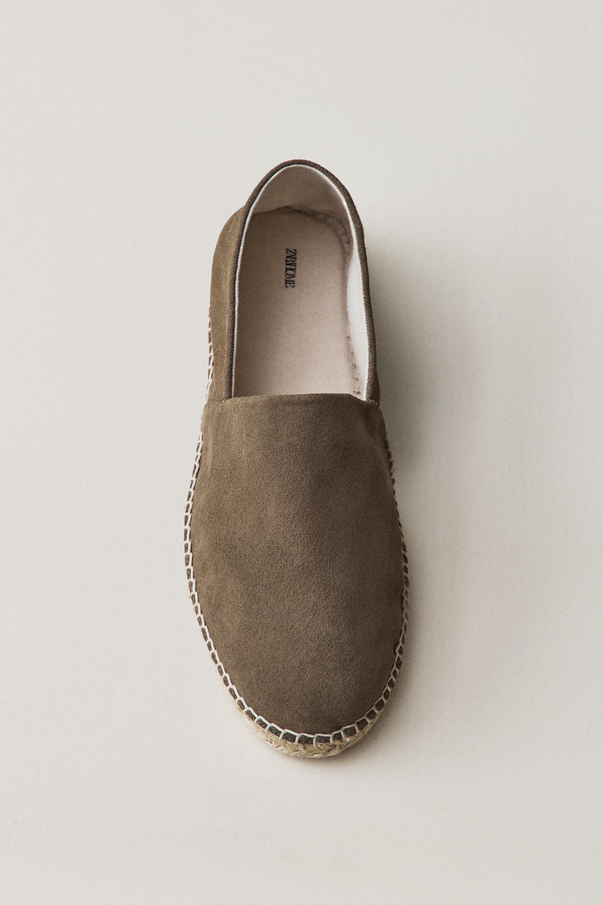 ESPADRILLES EN CUIR