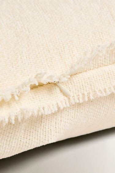 CHENILLE CUSHION COVER - Beige by Zara - Image 5