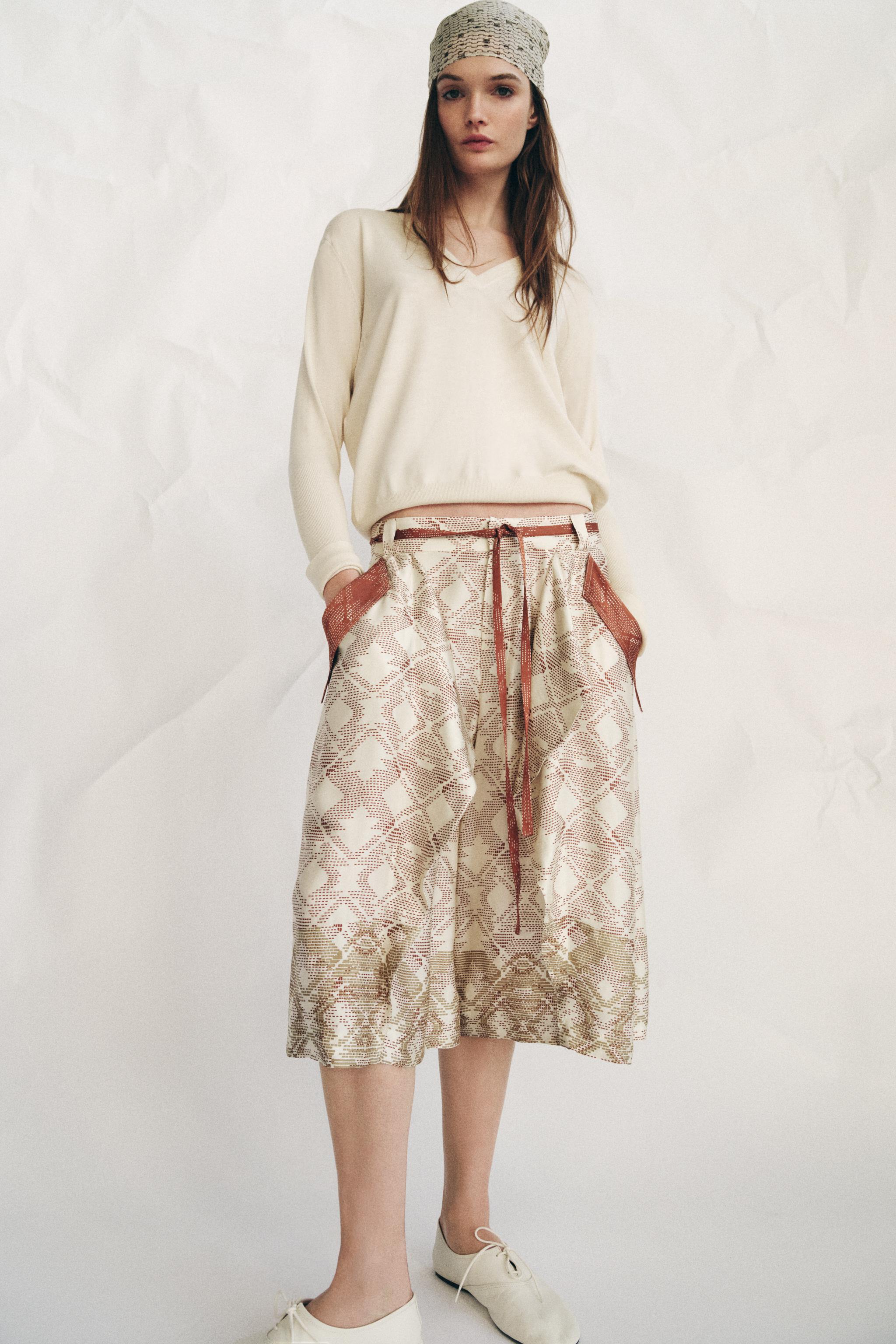 PRINTED FLOWY SHORTS ZW COLLECTION