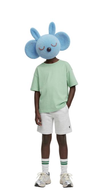 ОДНОТОННЫЕ ШОРТЫ — СЕРЫЙ С МЕЛАНЖЕВЫМ ЭФФЕКТОМ от Zara