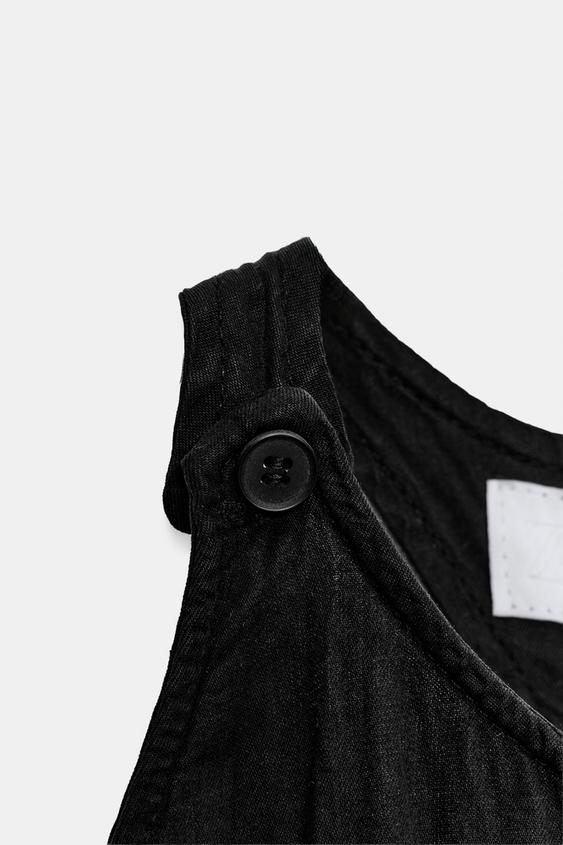 COMBINAISON LONGUE FLUIDE - Noir de Zara - Image 8