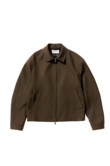 Zara WOOL OVERSHIRT - Earth