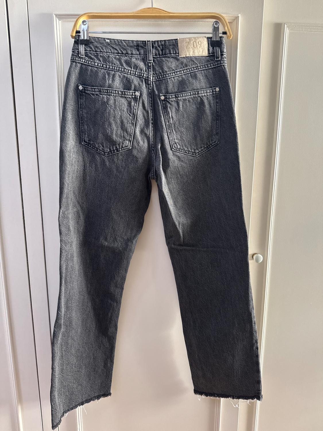 Z1975 STRAIGHT HIGH-WAIST CROSS-OVER WAIST JEANS - Image 4