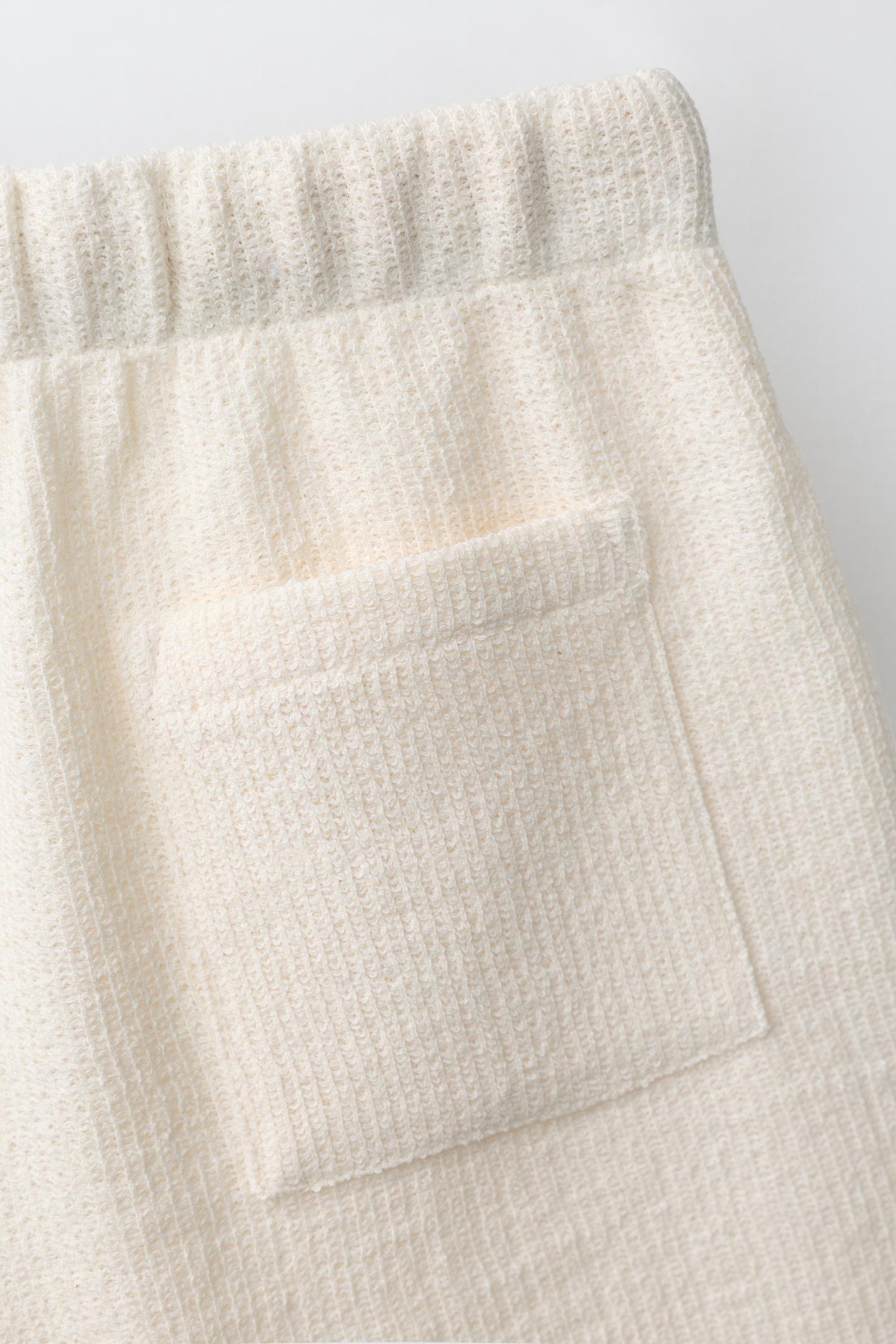 Детские шорты Zara Comfort Textured, цвет: Экрю — фото 4