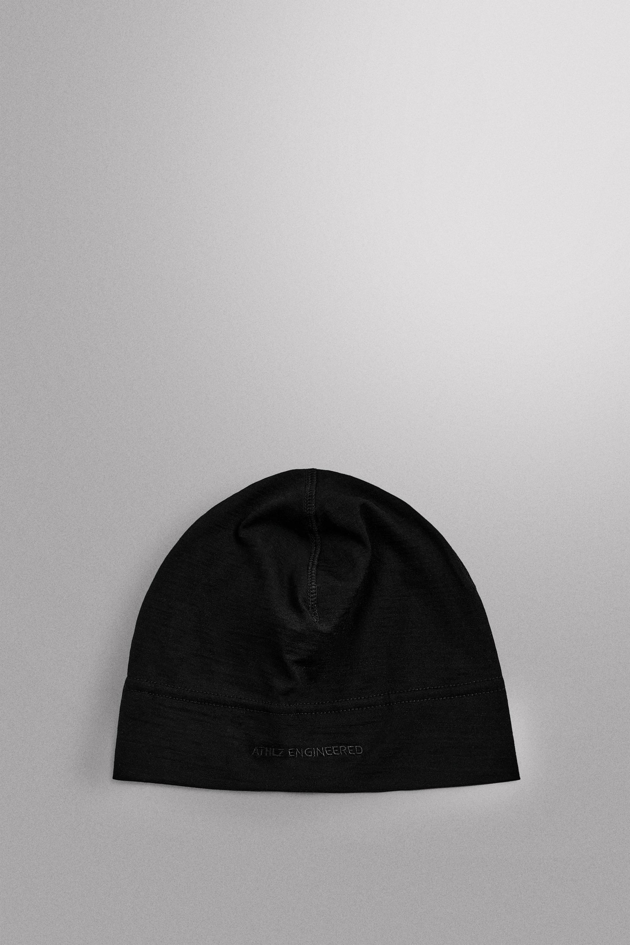 WOOL BLEND RUNNING BEANIE