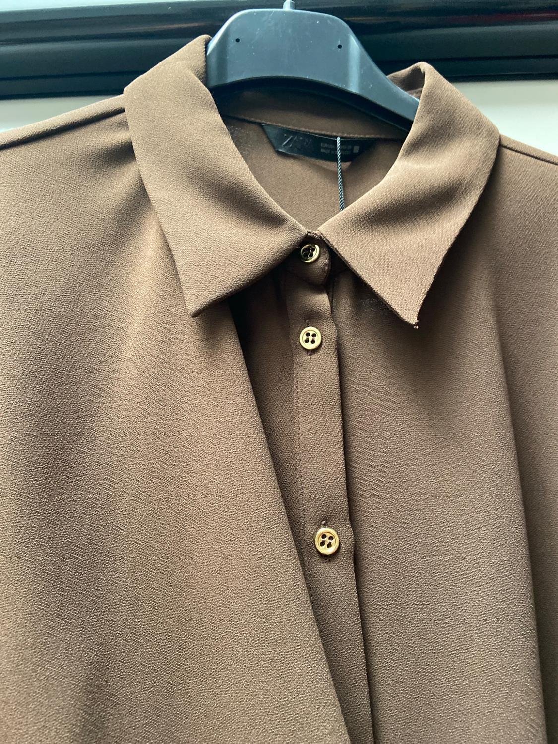 CREPE SHIRT WITH KNOT - Image 3