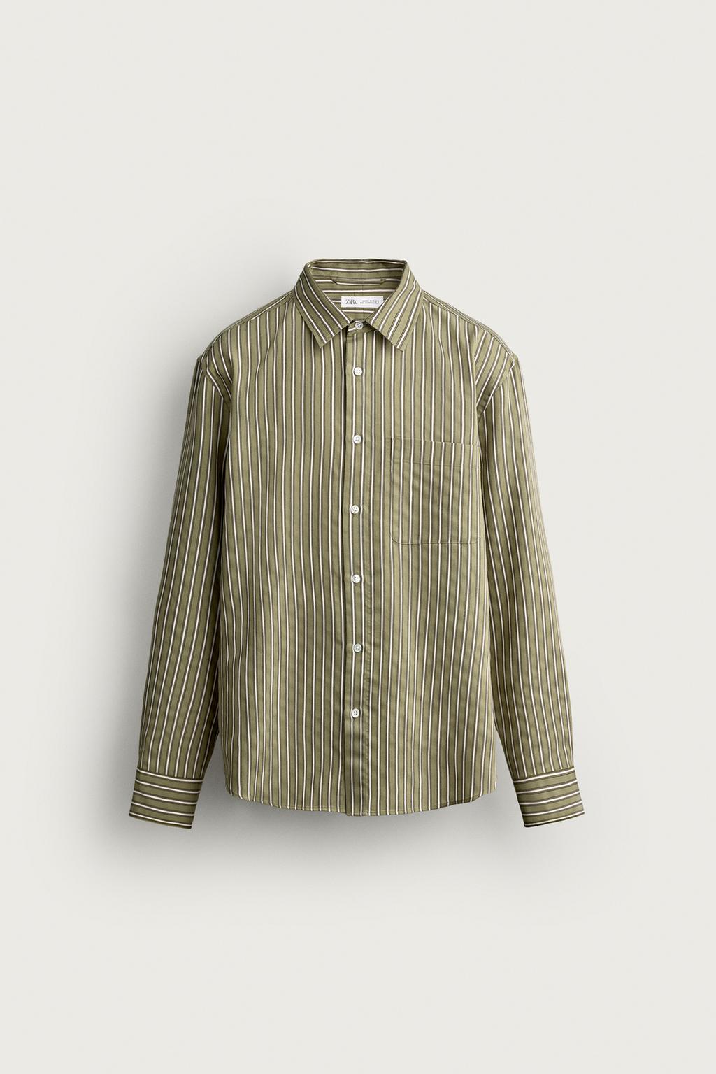 STRIPED FLOWING SHIRT