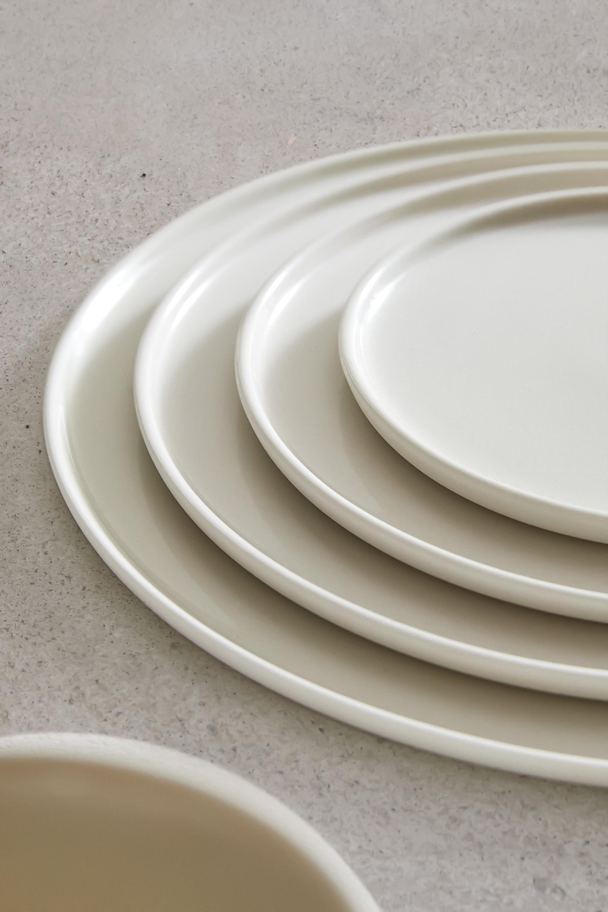 SET OF 2 - PLATE XS - ecru-white | ZARA United States