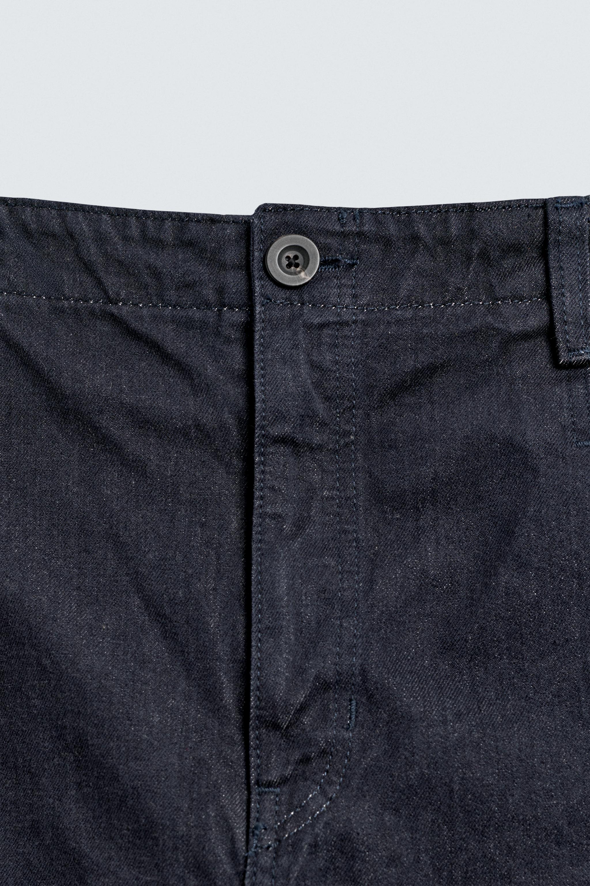 RELAXED FIT DENIM SHORTS