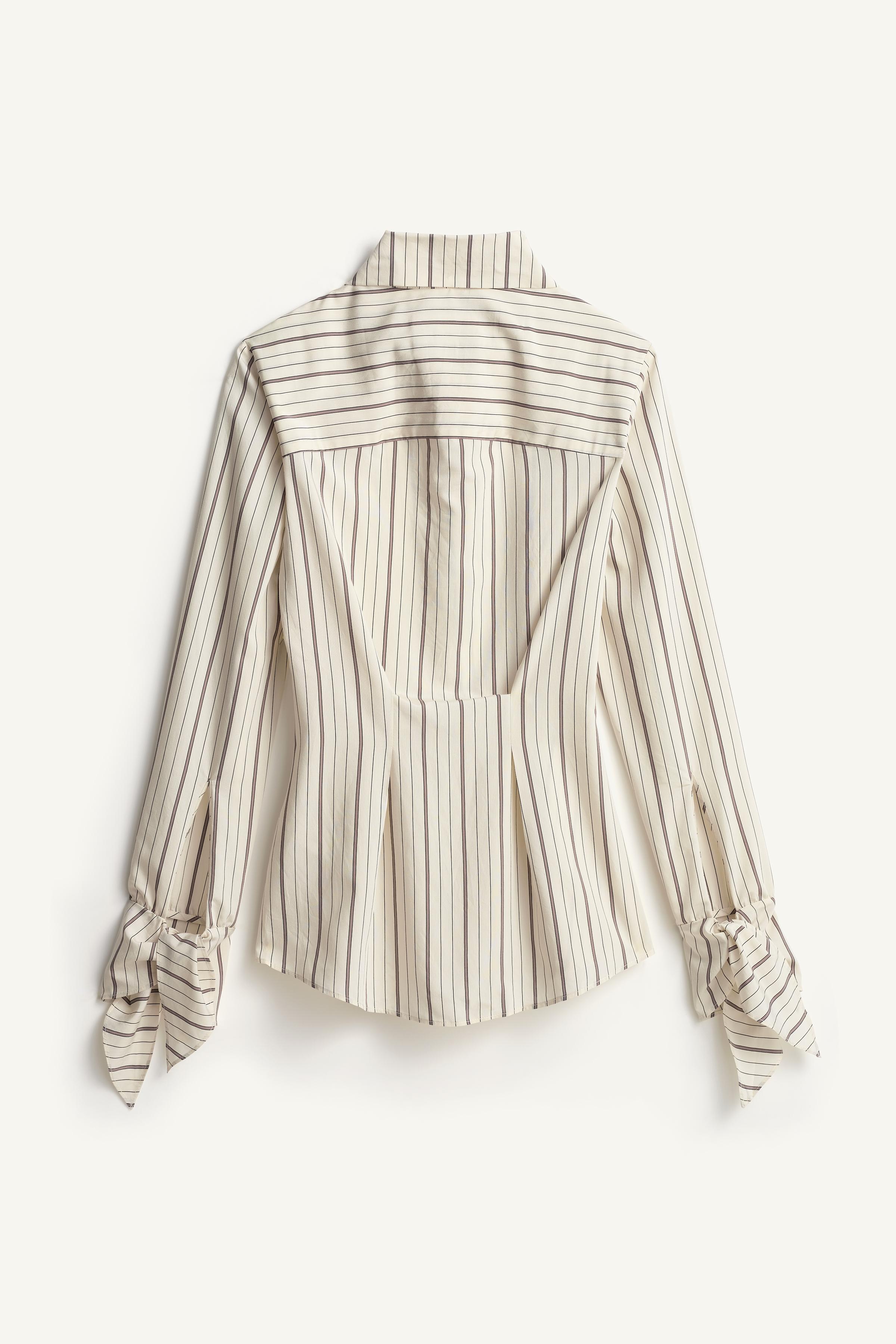 LIMITED EDITION STRIPED MOCK NECK SHIRT