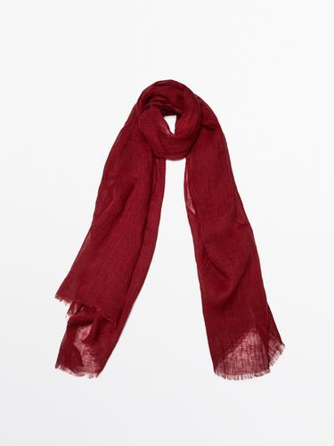 Foulard 100 % lin - Tuile de Zara - Image 0